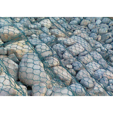 Galvanized Plastic Coated Stone Cage Net